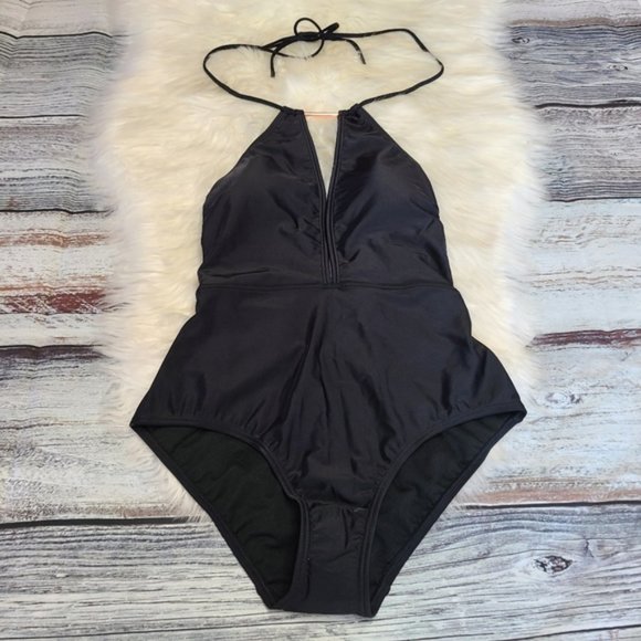 Ted Baker London Halter One Piece Swimsuit sz 3 - Picture 6 of 10